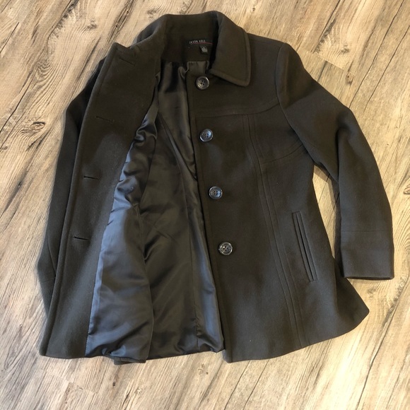 Brown Jason Kole wool coat - small - Picture 4 of 9